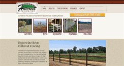 Desktop Screenshot of hillcrestfencing.com